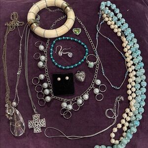 A mermaid’s treasure trove of mystery costume jewelry